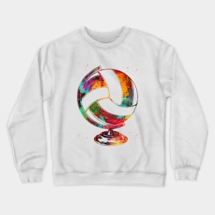 Volleyball Globe Crewneck Sweatshirt